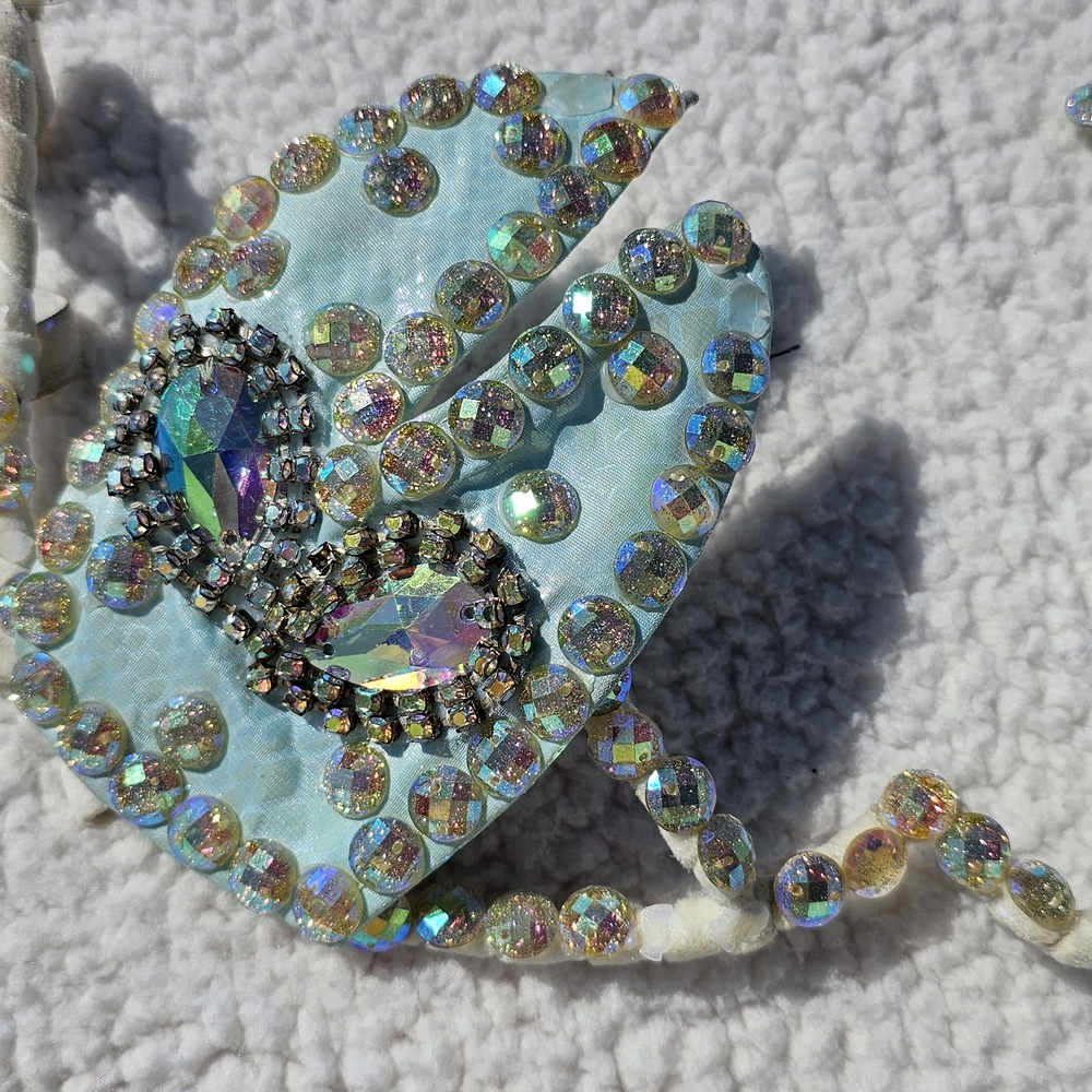 Embellished Light Blue Rave Set - Picture 5 of 8